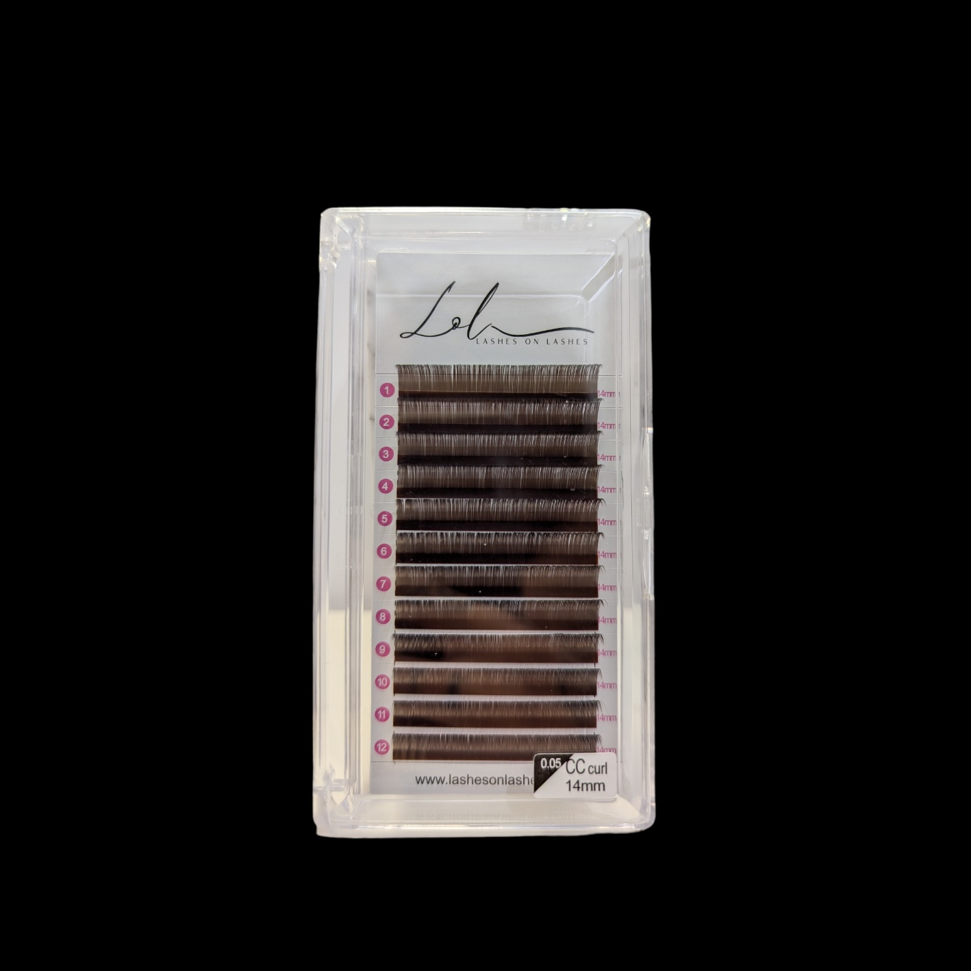 .05 CC Brown Cashmere Lash Trays