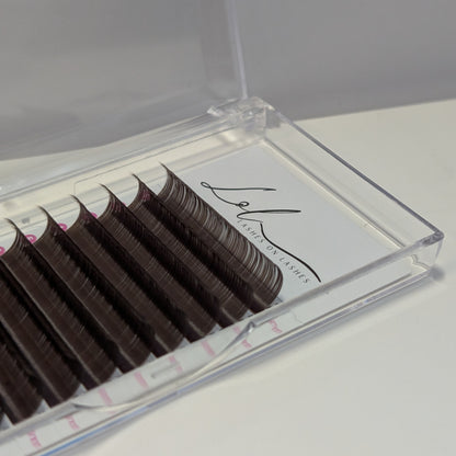 .05 D Brown Cashmere Lash Trays